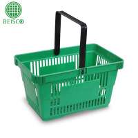 trade assurance shopping basket with handles/basket for stocked/supermarket shopping basket