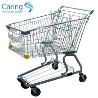 Supermarket Shopping Trolley/Shopping cart/Chromed hand trolley CA-125L